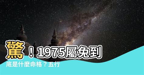 1975 兔|【1975是什麼兔】驚！1975屬兔到底是什麼命格？五。